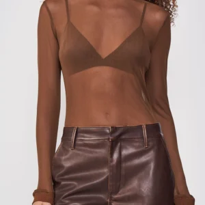 Blusa Tule Colcci Manga Longa E Gola Alta