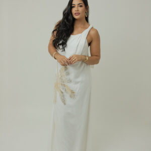 Vestido Lança Perfume Reto Branco
