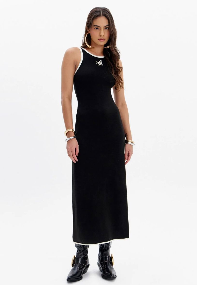 Vestido Tricot Lança Perfume Nadador Logo 111276