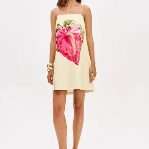 Vestido Lança Perfume Curto De Alças Estampado