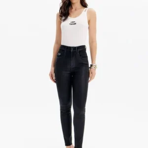 Calça Jeans Lança Perfume Vesta Skinny Ankle Barra A Fio